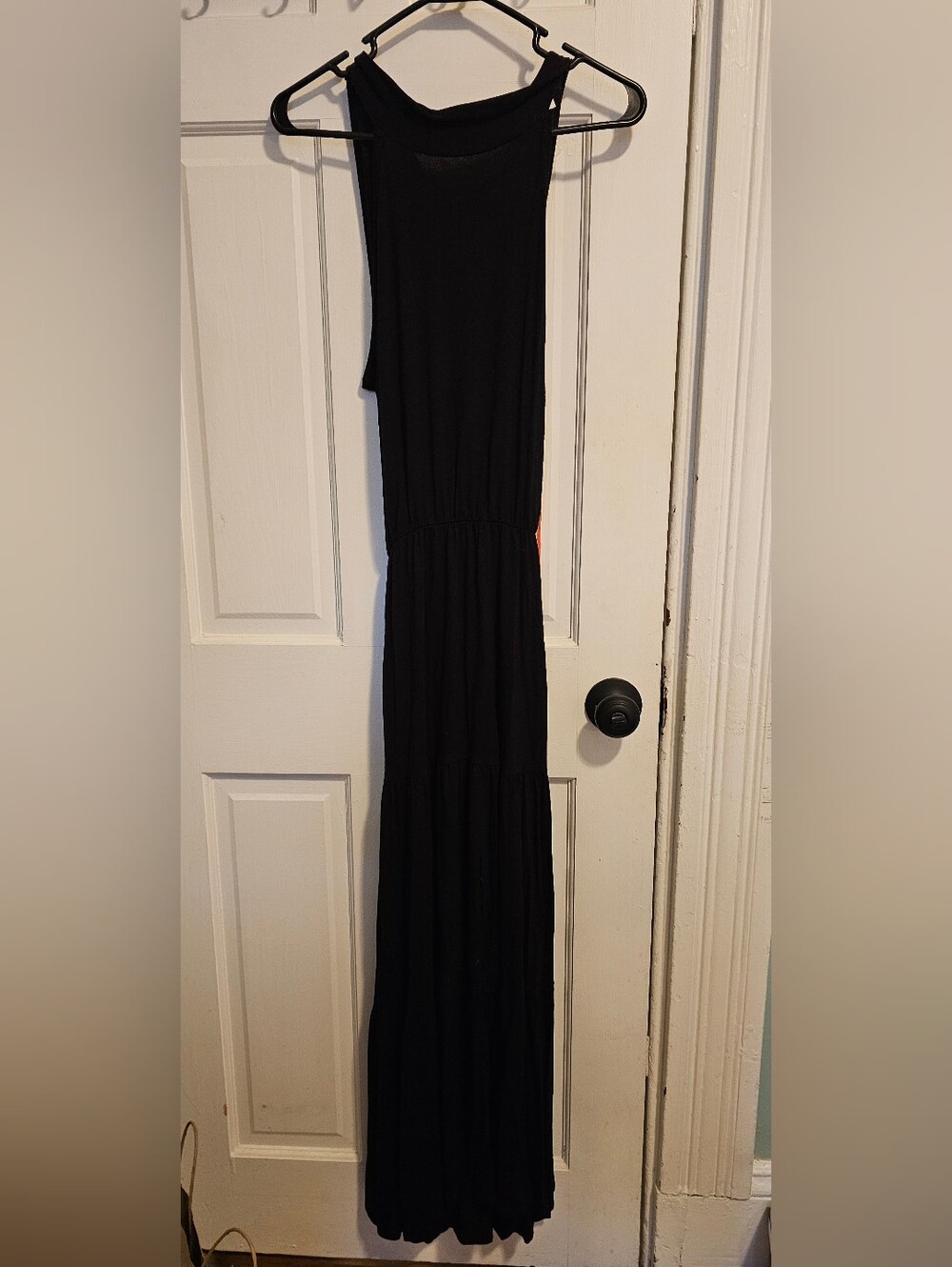Black Sleeveless Maxi Dress - Classic Evening Staple